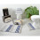 (Navy/Grey, Bath Towel) Allure Luxury Striped Bath Towels 5