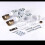 GENUINE HOOVER INTEGRATED WASHING MACHINE HANDLE DECOR CUPBOARD DOOR HINGE KIT 2