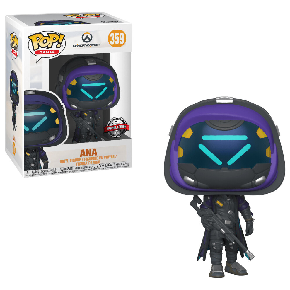 Funko Pop Games Overwatch-Ana with Shrike Skin Exclusive Collectible Figure, Multicolor