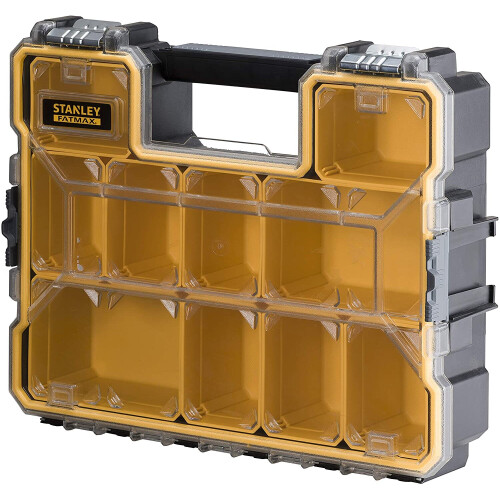 STANLEY Stanley FatMax Deep Waterproof Pro Tool Rack Organizer Tool Screw Storage Box Metal Latch 2