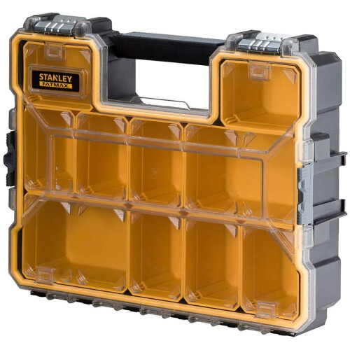 STANLEY Stanley FatMax Deep Waterproof Pro Tool Rack Organizer Tool Screw Storage Box Metal Latch