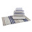 (Navy/Grey, Bath Towel) Allure Luxury Striped Bath Towels 4