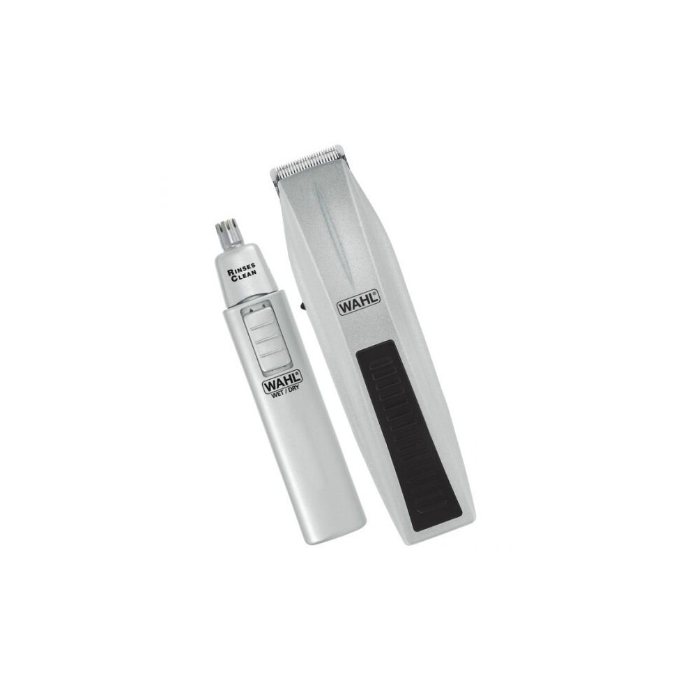Wahl 5537-7417 Mustache & Beard Trimmer With Bonus Nose Trimmer