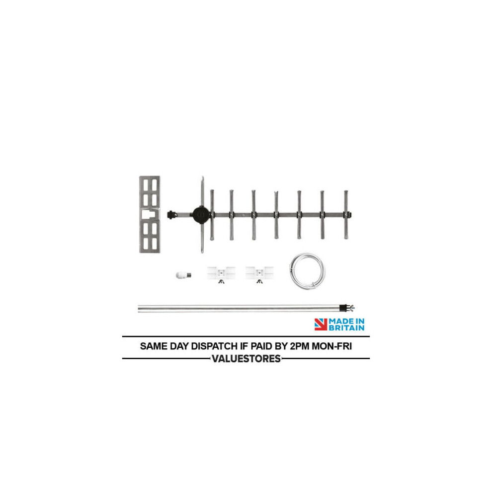 Touring Tv Aerial Kit With Pole Mount For Caravan Motorhome Camper By Maxview 5016163514440