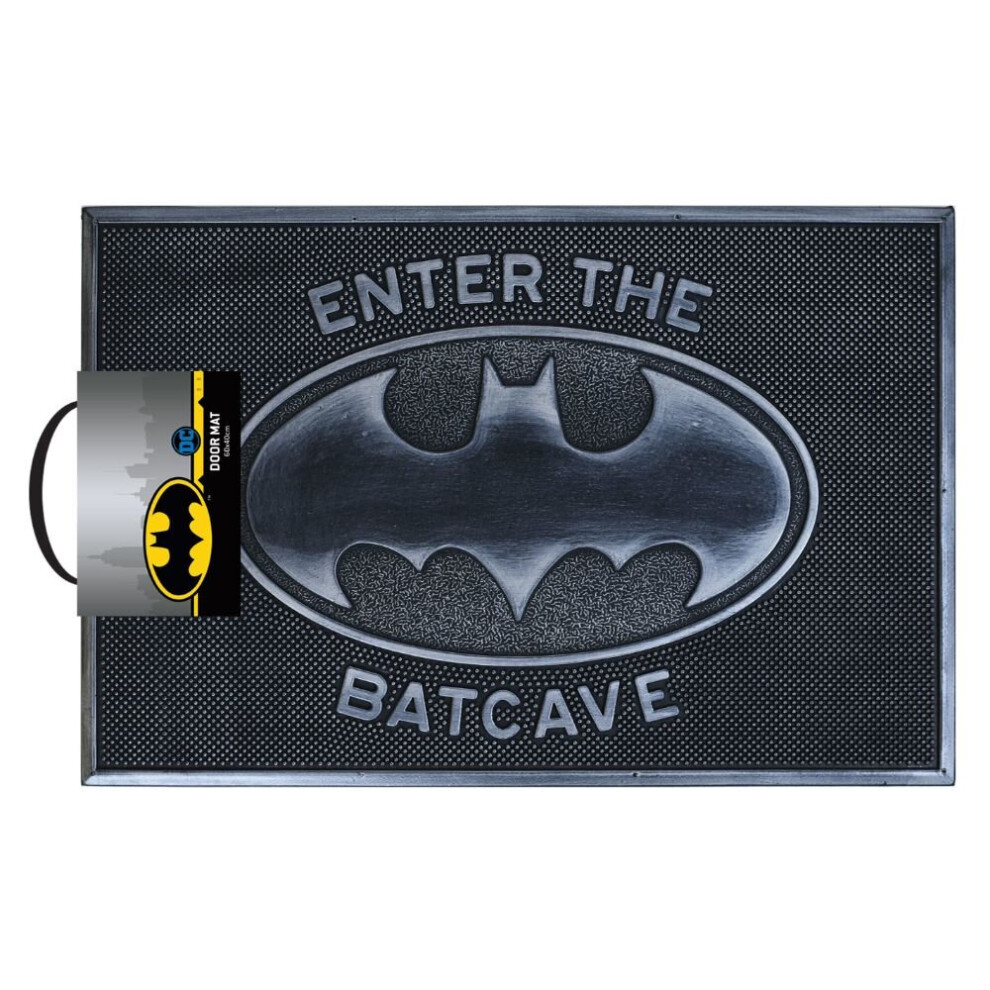 Dc Comics Official Dc Comics: Batcave Rubber Doormat