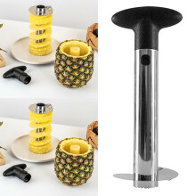 Fruit Stainless Pineapple Corer Slicer Peeler Cutter Parer Kitchen Easy Tool