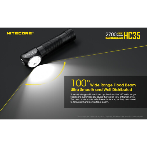 Nitecore HC35 USB Charge 2700 Lumens LED Headlight Headlamp 1