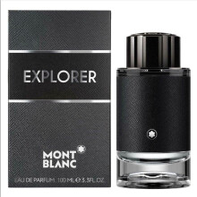Montblanc Explorer Eau de Parfum 100ml Spray - Woody Leather Fragrance with Bergamot, Vetiver & Patchouli