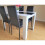High Gloss Dining Set - Black & White 20
