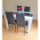 High Gloss Dining Set - Black & White 3