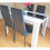 High Gloss Dining Set - Black & White 2