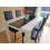 High Gloss Dining Set - Black & White 12