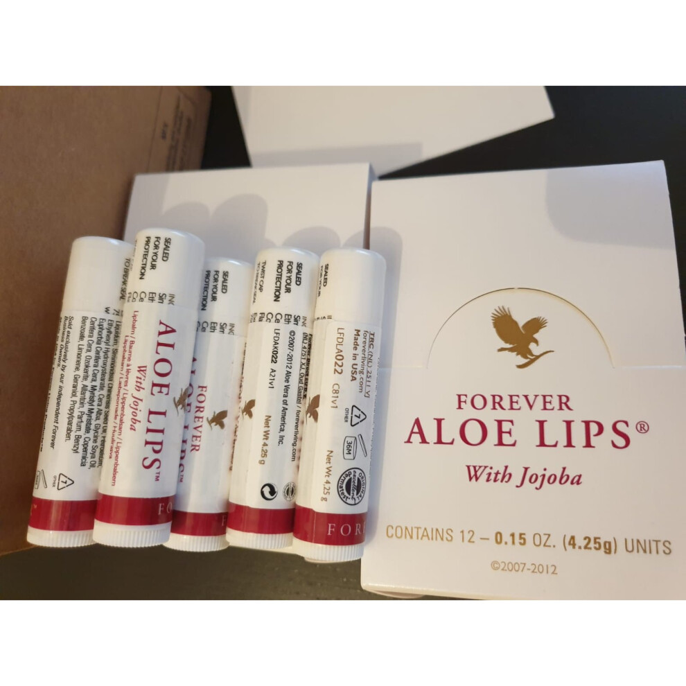 Forever Aloe Lips Balms X 5 Sticks