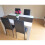 High Gloss Dining Set - Black & White 18