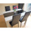 High Gloss Dining Set - Black & White 21
