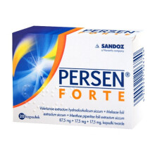 Persen Forte 20 Caps Anti Stress Calming Herbal Nerwica