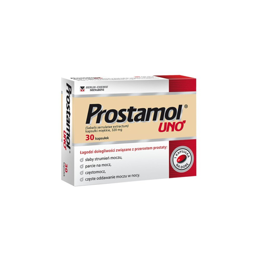 Berlin Chemie Prostamol Uno 30 Caps Prostatic Hyperplasia (Bph) Prostata