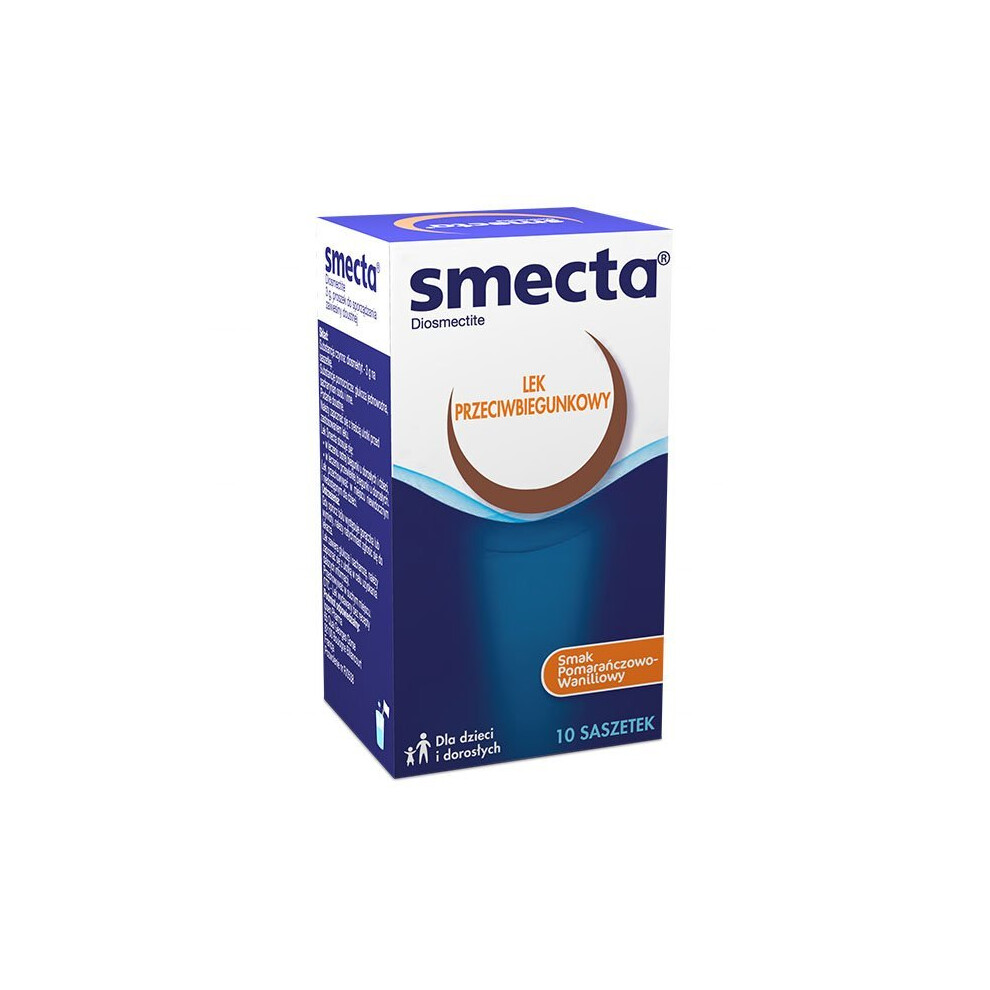 Ipsen Pharma Smecta 10 Sachets Acute & Chronic Diarrhoea Adult & Children - Natural Uk Stock