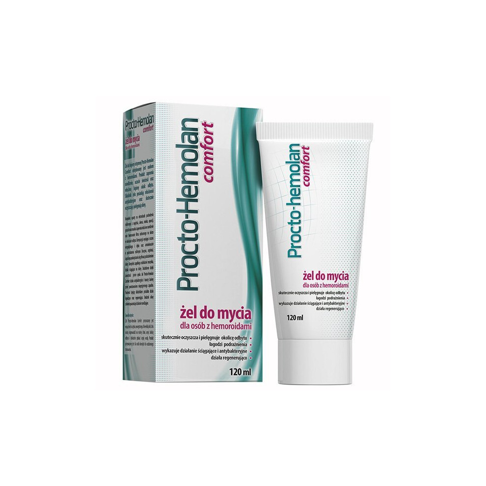 Procto-Hemolan Comfort Washing Gel 120ml Suppositories HEMORRHOIDS PILES