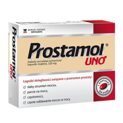 Prostamol UNO 60 Caps Prostatic hyperplasia Gland Prostata