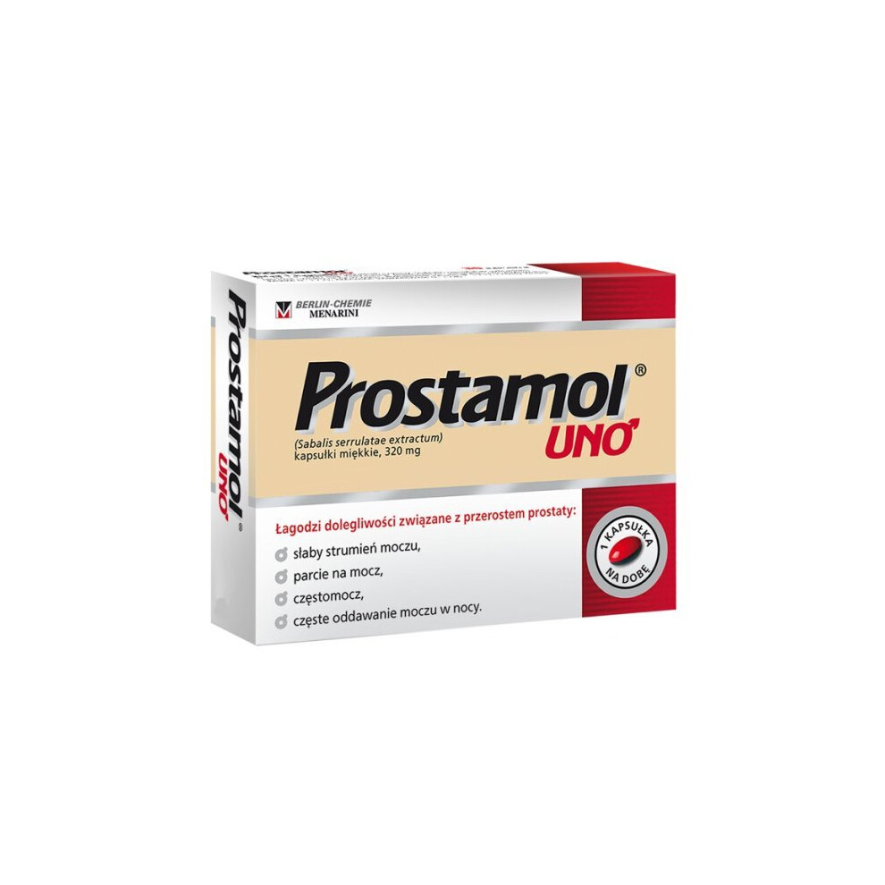 Prostamol UNO 60 Caps Prostatic hyperplasia Gland Prostata