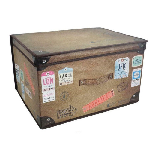 (Vintage) The Magic Toy Shop Large Collapsible Storage Box Folding Jumbo Storage Chest Kids Room Toy Box