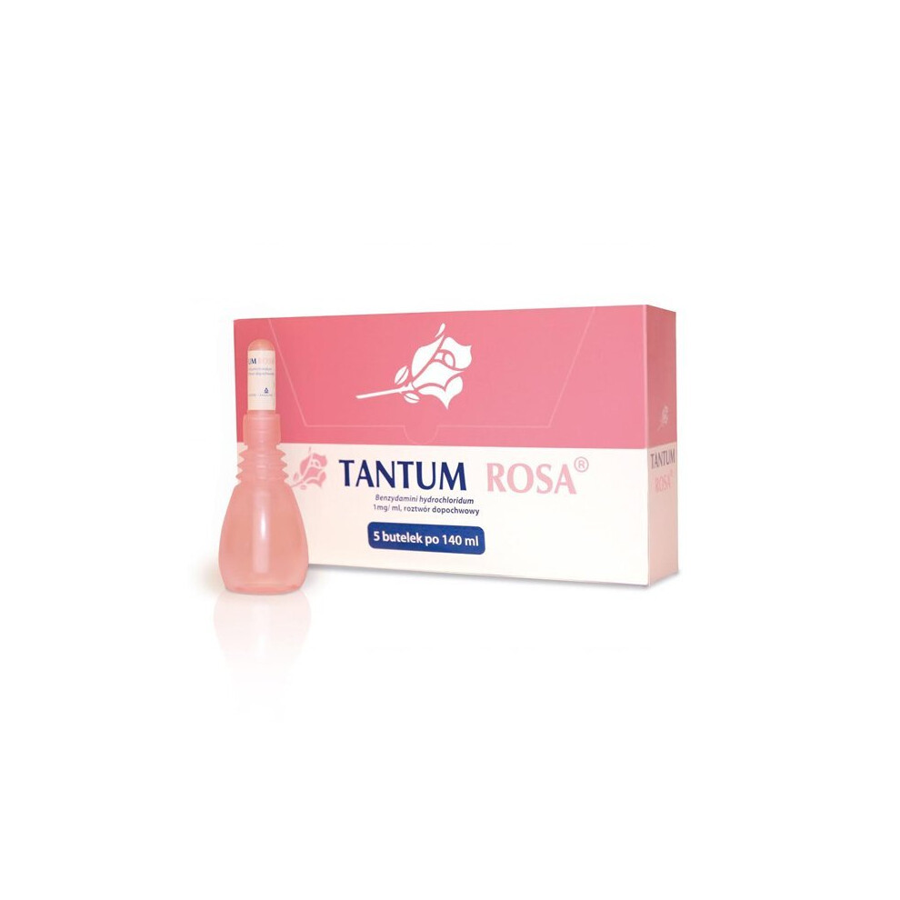 Tantum Rosa 1mg/ml, 5 bottles 140ml Vagina Vulva Inflammation