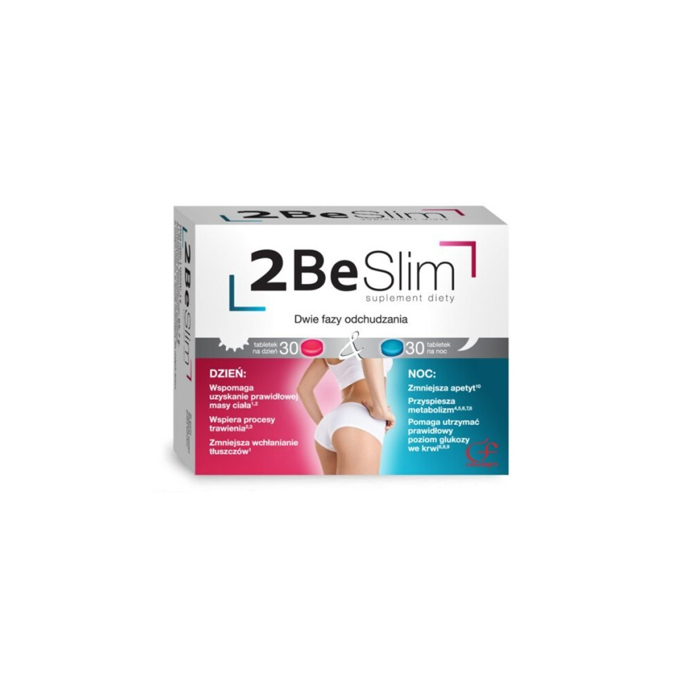 COLFARM 2 BE SLIM Day/Night Weight Loss Support 60 tablets Efektywne Odchudzanie