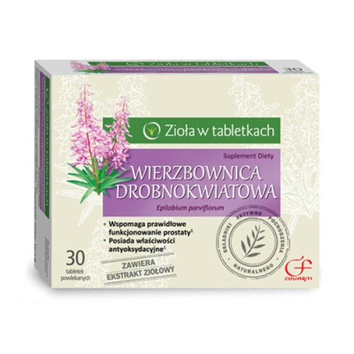Smallflower Willow Herb 30 Tablets - Prostate & Urinary Health Support with Willowherb Extract