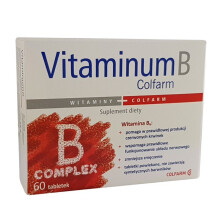 Vitaminum B 60 Tabs Witamina B B1 B2 B5 B6 B12 Biotin Folic Acid