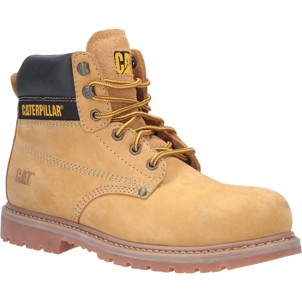 Caterpillar Men's Powerplant GYW Safety Boot Honey Size 8