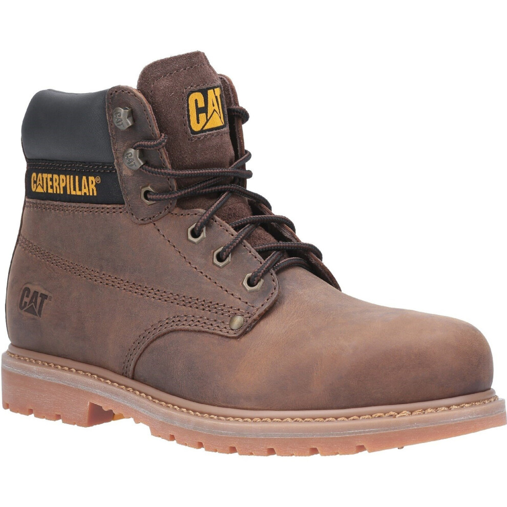 Caterpillar Men's Powerplant GYW Safety Boot Brown 7
