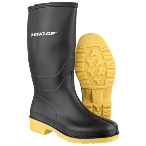 Dunlop Dunlop Unisex Dulls Wellington Boot Black 22235 (41) 2