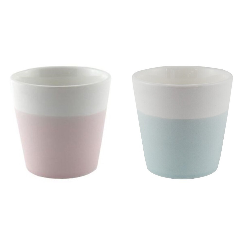 Yankee Candle Set 2 Pastel Votive Holders And Blue/Pink