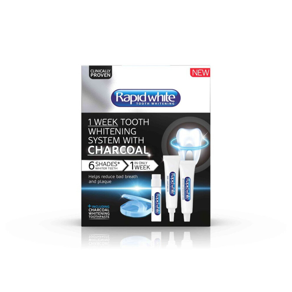 Rapid White 1 Week Charcoal Teeth Whitening Kit
