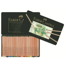 Faber Castell Pastel Pencil Pitt Metal Wallet With 36 Pieces