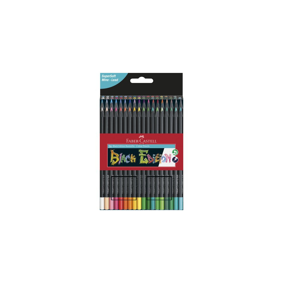 Matite Colorate Faber-Castell Faber Castell Black Edition (36 Pezzi) (FC-116436)