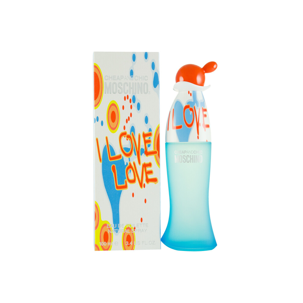 Moschino Cheap And Chic I Love Love Eau de Toilette 100ml For Womens (UK)