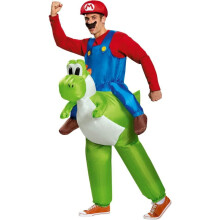 Nintendo Adult Mario on Yoshi Inflatable Costume
