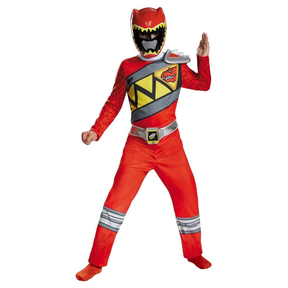 (S (4-6)) Red Ranger Dino Child Costume