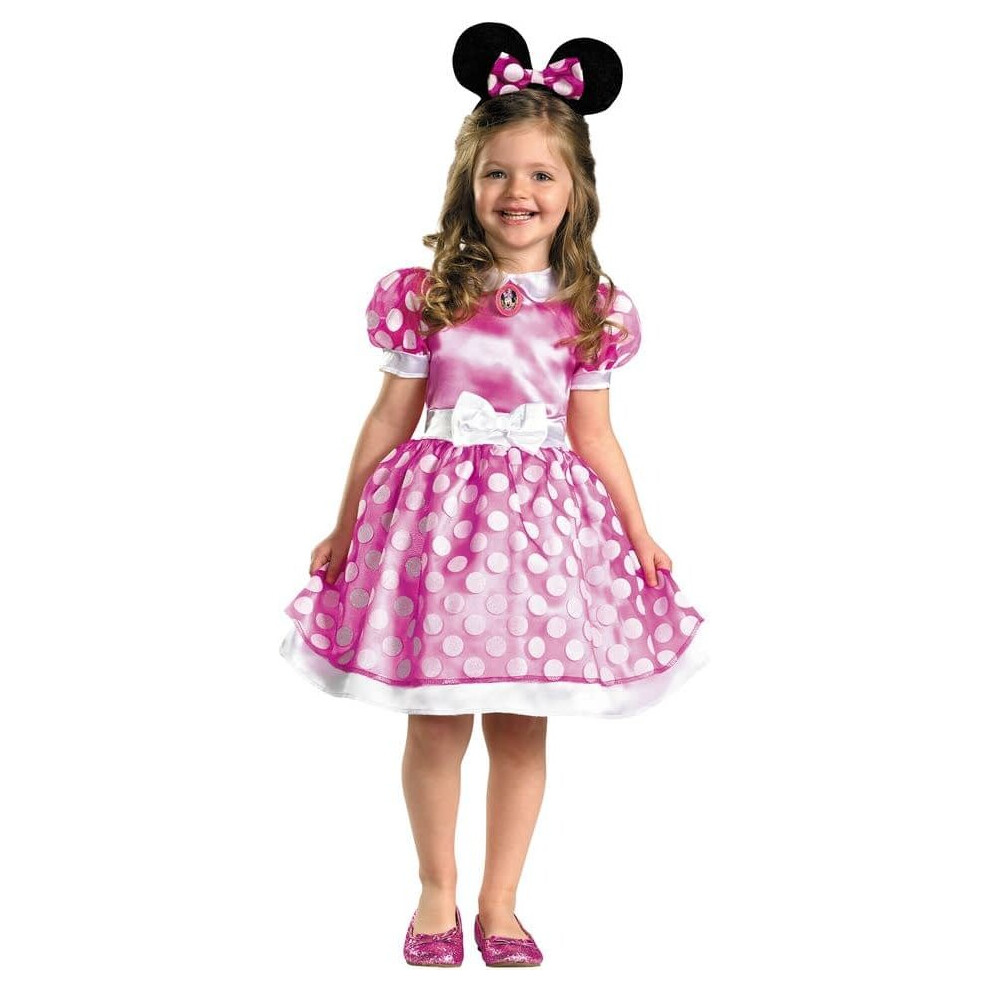 (3T-4T) Pink Minnie Mouse Toddlers Costume