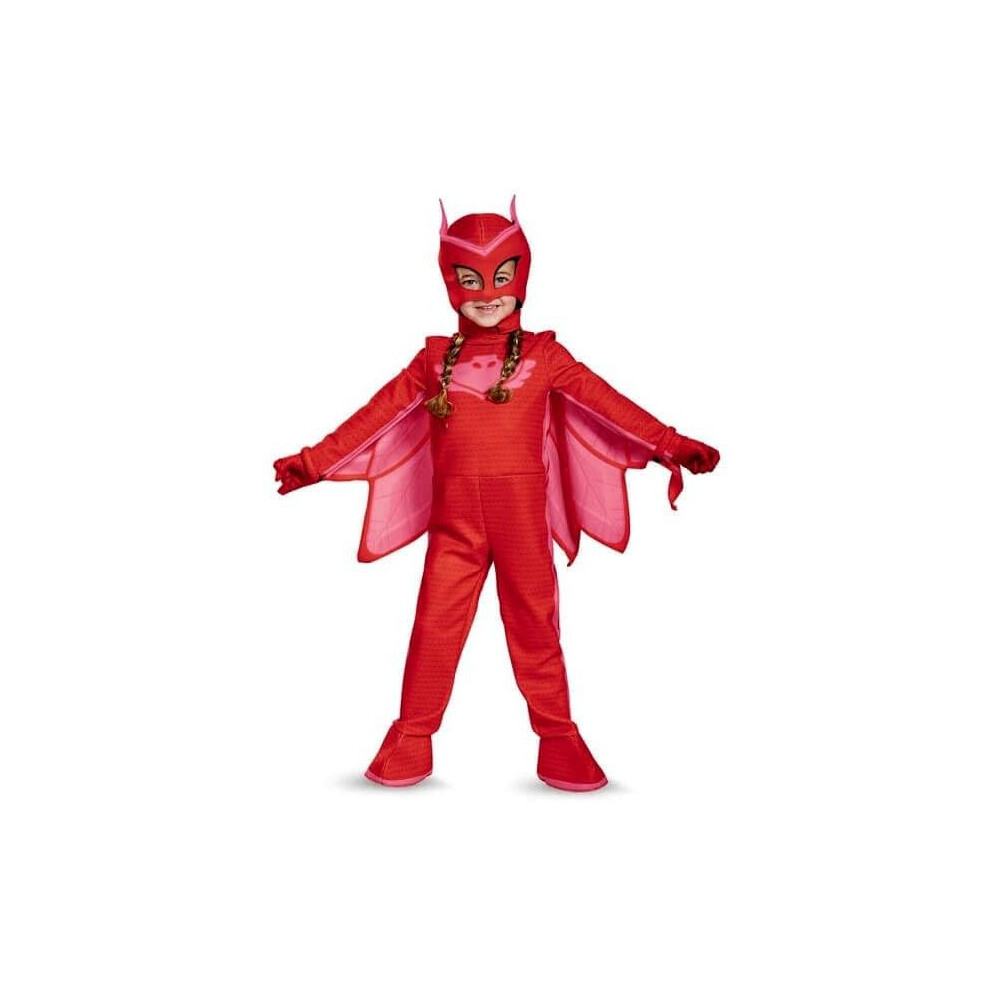 (3T-4T) Deluxe PJ Masks Owlette Costume Girls