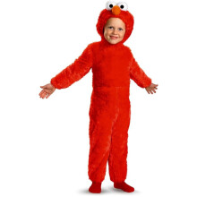 Kostm Sesame Street Disguise Batole Furry Elmo 3T/4T Red