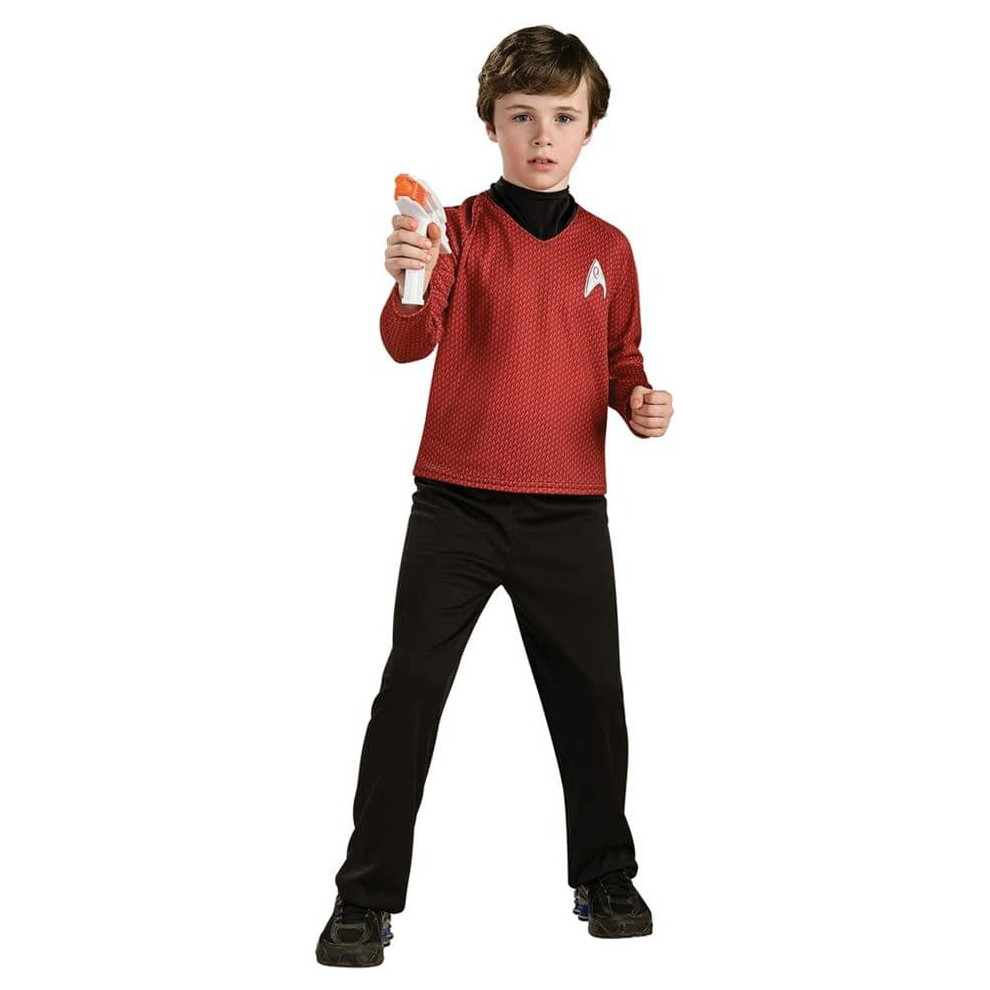 (M (8-10) (5-7 years)) Star Trek Red Child Costume