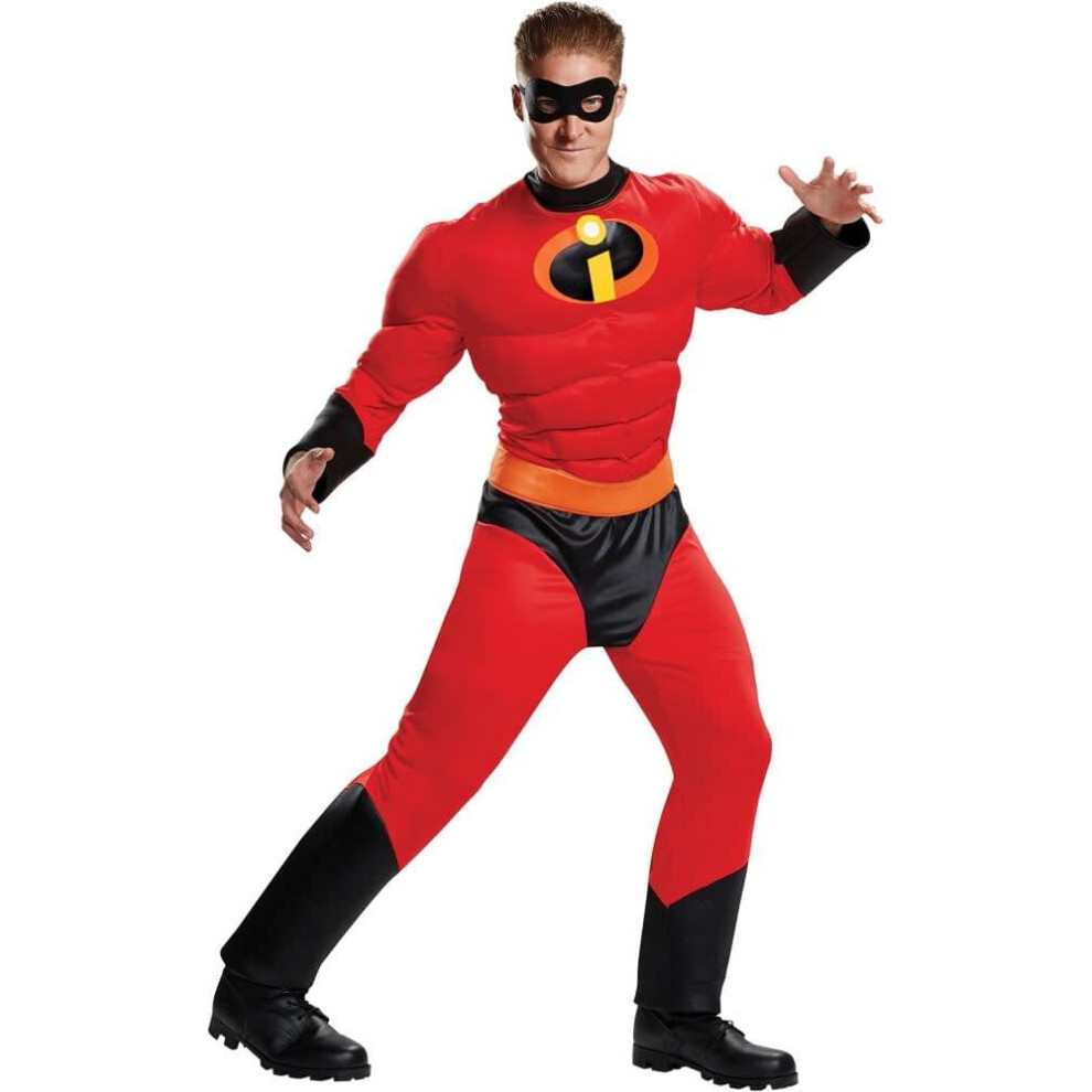 Photos - Fancy Dress Classic Mr Incredible Adult Costume Black (2XL)