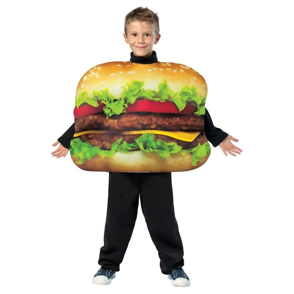 Photos - Fancy Dress Cheeseburger Child Costume Multicoloured