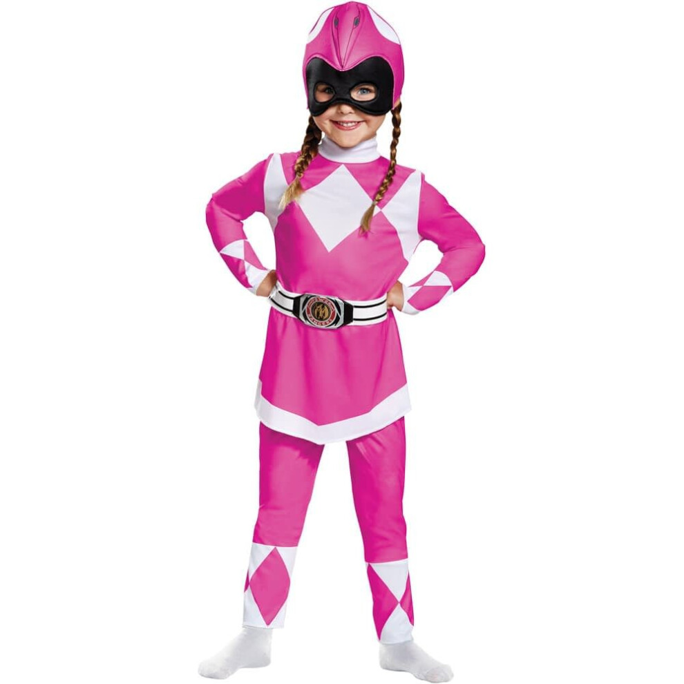 (3T-4T) Pink Ranger Toddler Costume