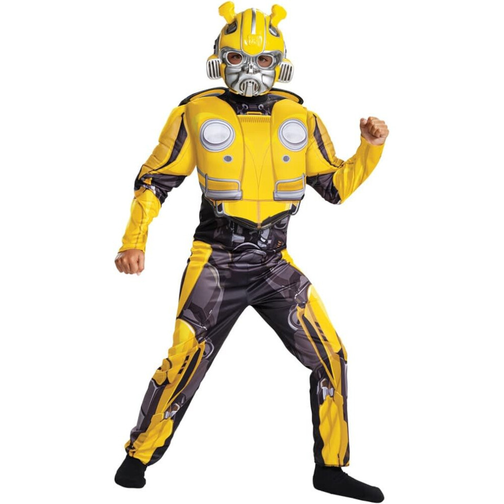 (L (10-12)) Transformers Bumblebee Muscle Child Costume