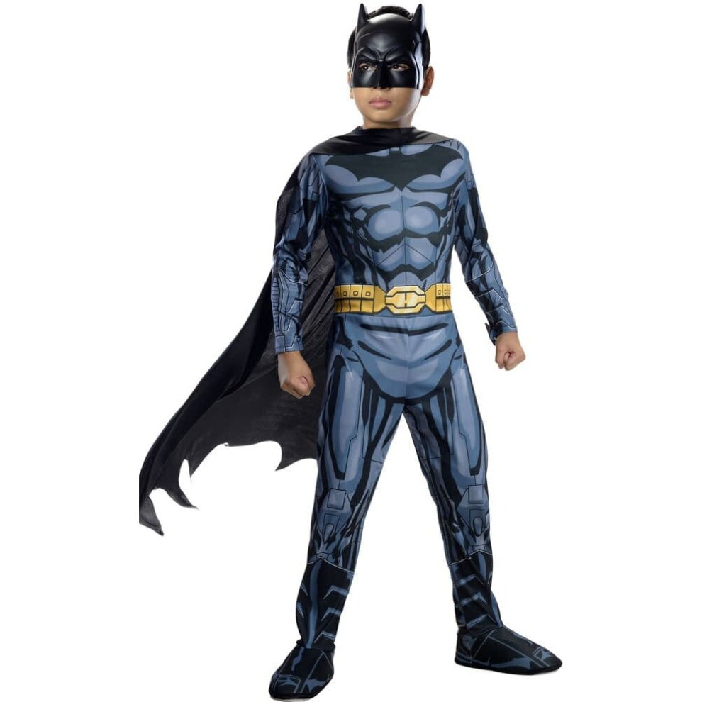 (S (4-6) (3-4 years)) Batman Muscle Costume | Children's Fancy Dress