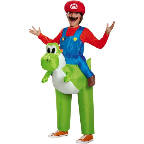 Super Mario Mario Riding Yoshi Child Costume